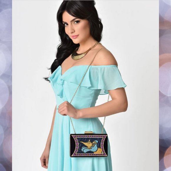 Disney Handbags - Danielle Nicole Aladdin Genie Lamp Clutch